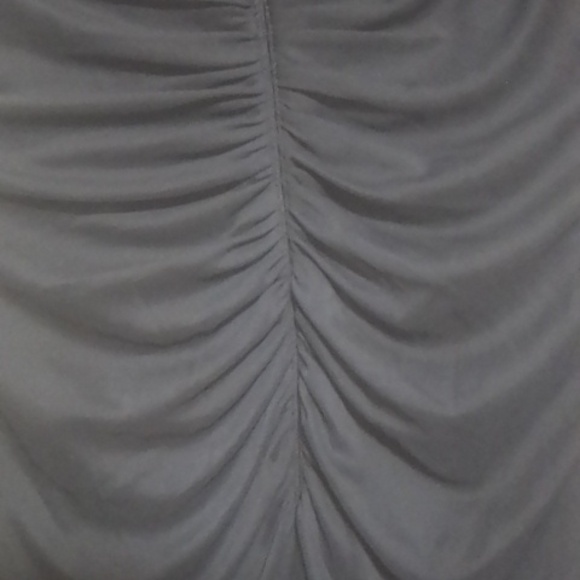 DJ-JAZ. Dark blue evening Gown with sequence around the top Size 16 - Picture 5 of 7